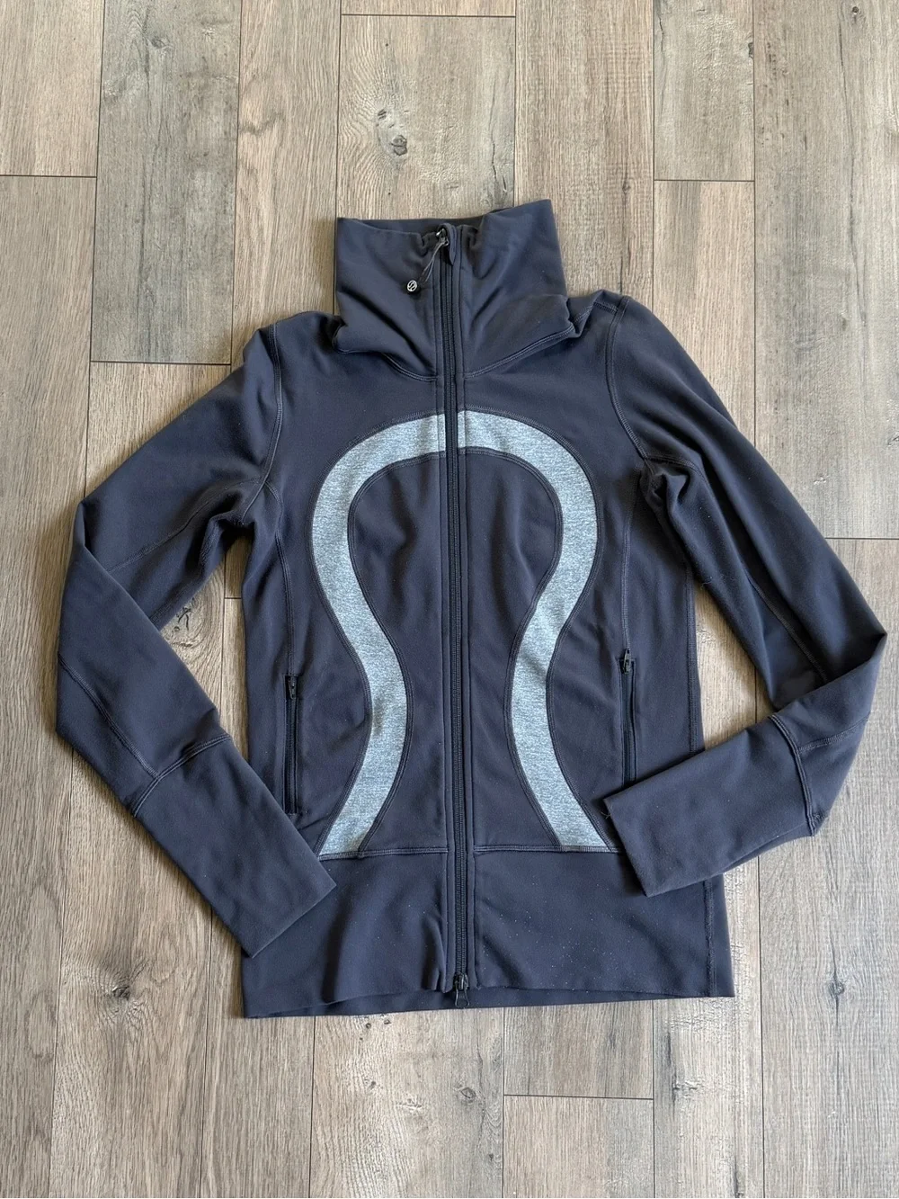 Lululemon Stride Full Zip Jacket Gray Size 4 (Small)
